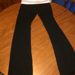 Stretch pants with fold down top. New No tags